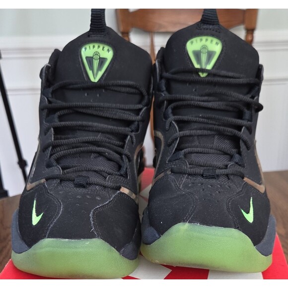 Nike Air Pippen 1 Black/Green Men\'s Basketball Sneakers Style 325001-002 main image 6